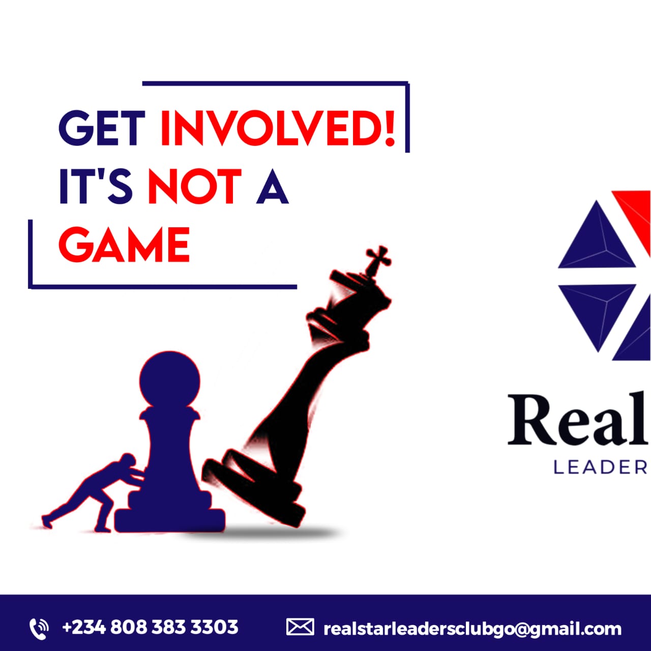 Read more about the article GET INVOLVED! IT IS NOT A GAME!